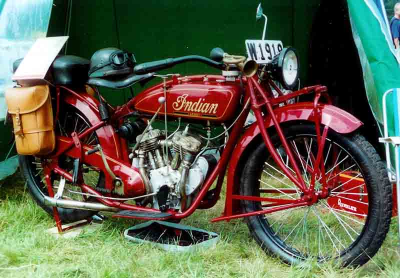 Indian scout motorcycle