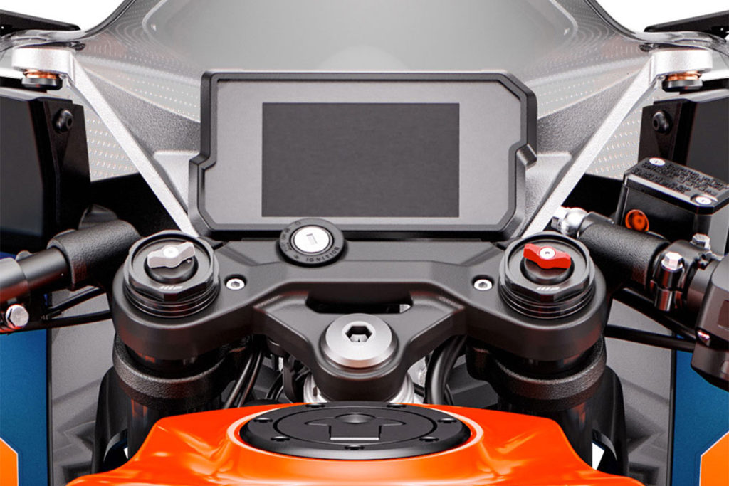 KTM RC390 cockpit digital