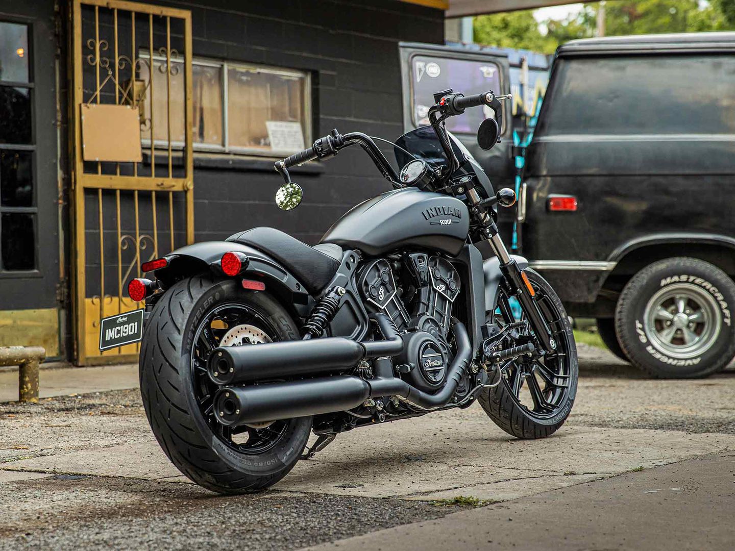 indian scout rogue motorcycle black