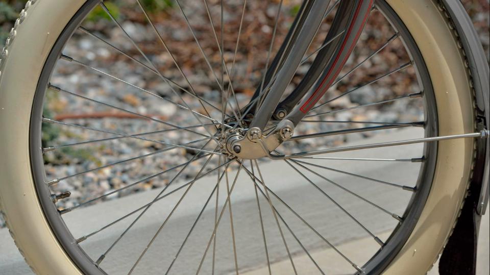 1908 Harley Strap Tank Model Wheel